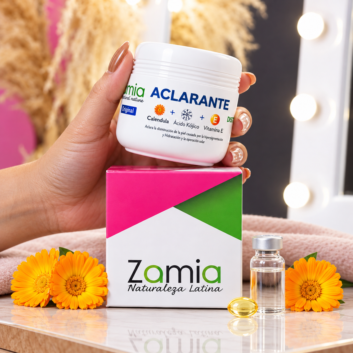 Crema Aclarante Zamia Original – QUITAMANCHAS OSCURAS (El secreto de las mujeres coreanas)