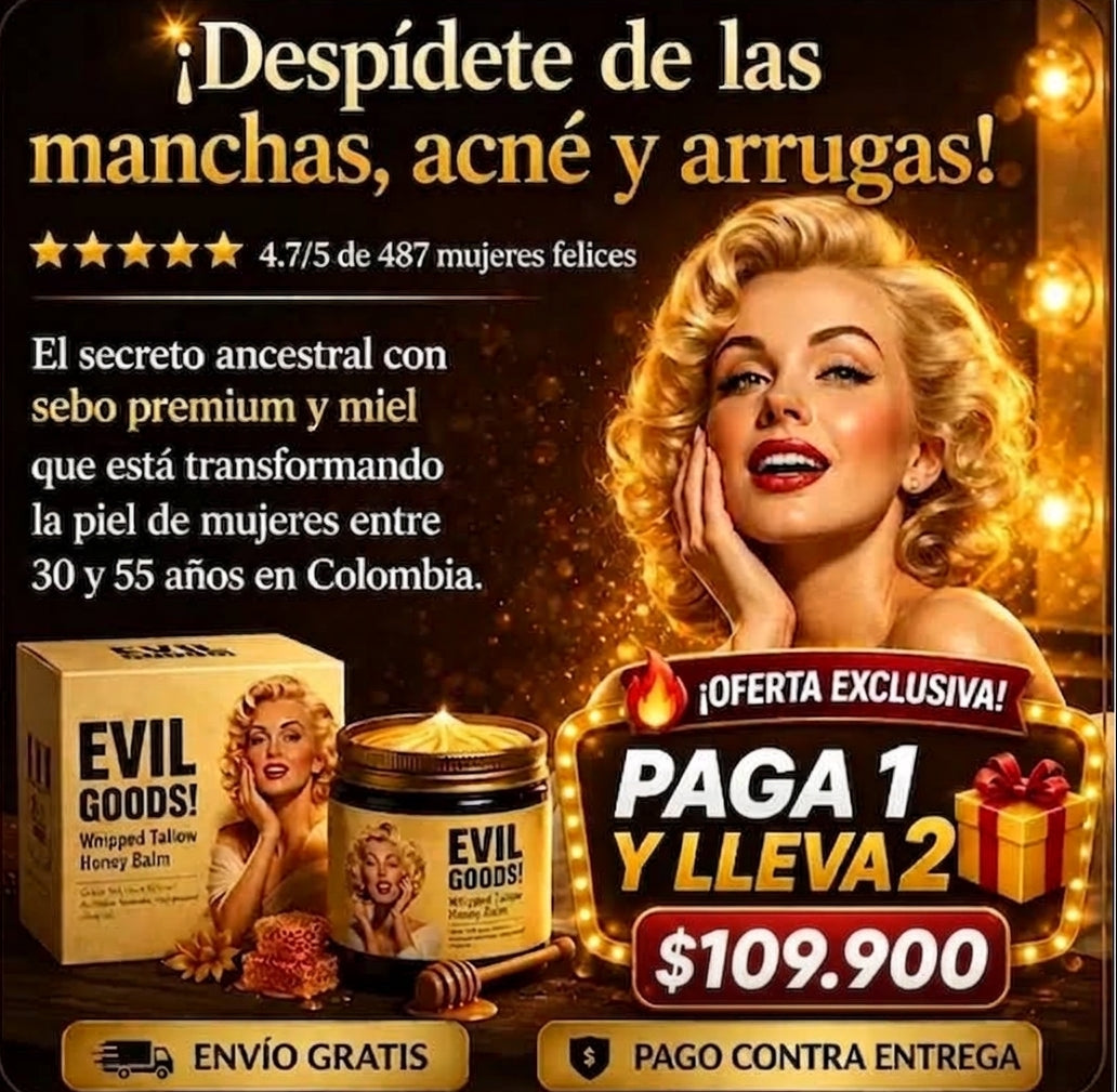 💛¡PIEL DE PORCELANA EN MINUTOS CON ✨EVIL GOODS!✨